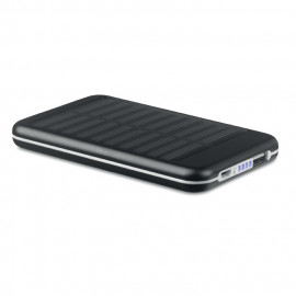 4000 mAH POWERBANK REKLAMOWY słoneczna Solarflat - czarny